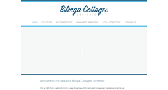 Desktop Screenshot of bilingacottages.com.au