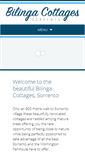 Mobile Screenshot of bilingacottages.com.au